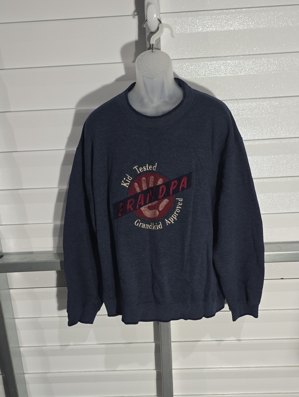 Navy 'Grandpa' Crewneck Sweatshirt - Classic‎ Comfort Size XLT